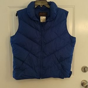 Eddie Bauer blue puffer vest